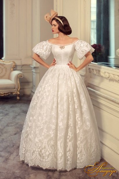 Свадебное платье в винтажном стиле